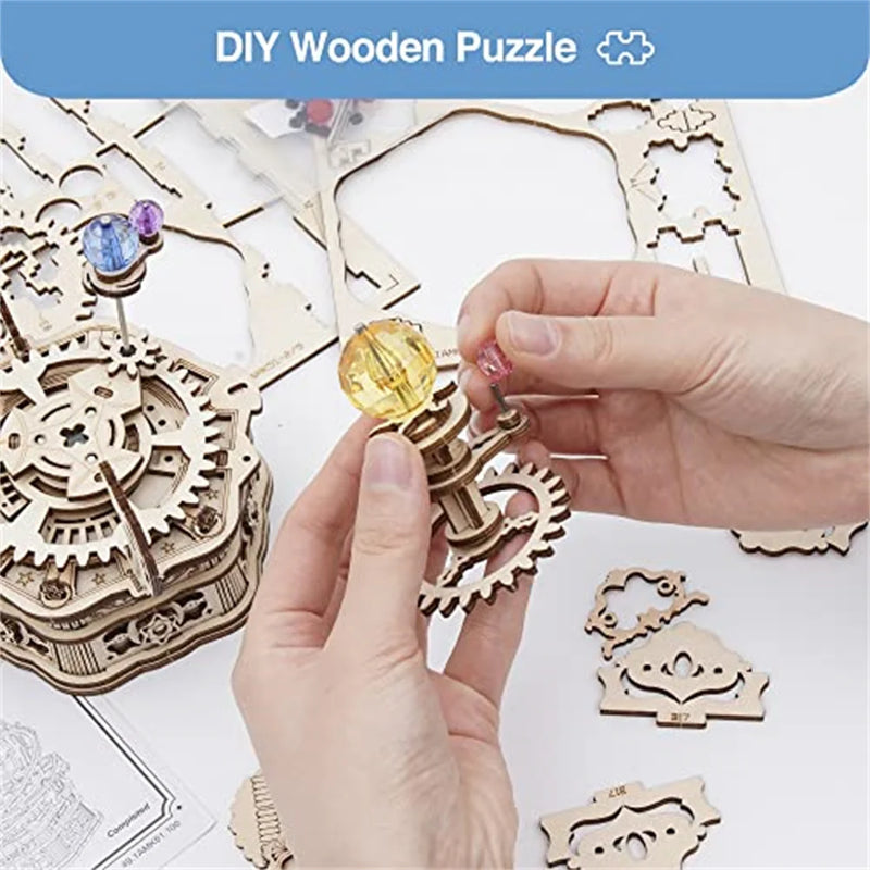 3D Wooden Puzzle Assembly Model Building Craft Kits