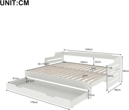 Drawer cabin single guest sofa bed