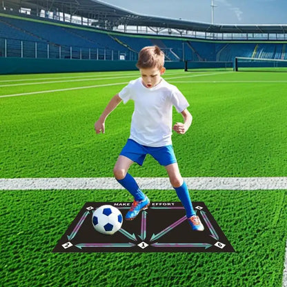 Soccer practice mat for kids