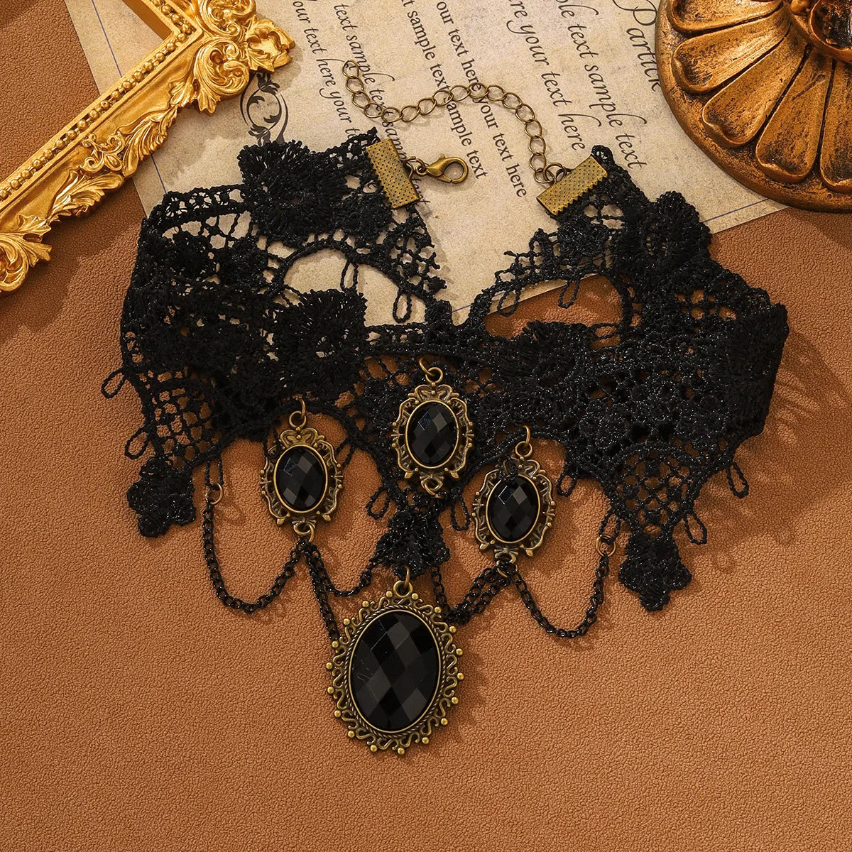 Gothic Style Choker Halloween Necklace