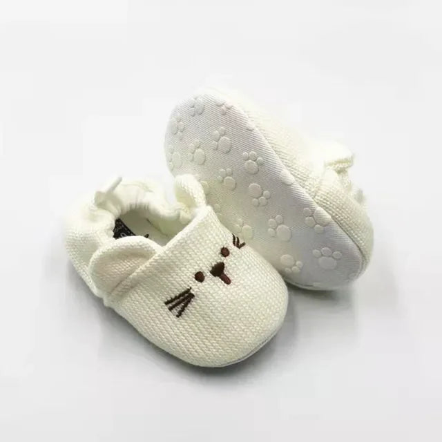 Cute Cartoon Anti-slip Prewalker Baby Shoes