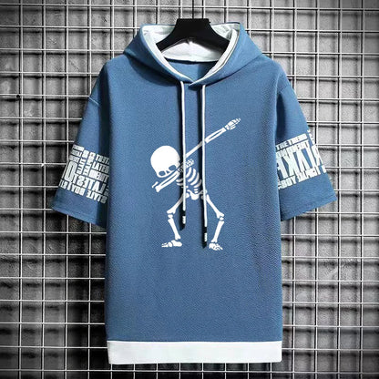 Y2K Skull Graphic T-Shirt - Hip Hop Streetwear | East R Us