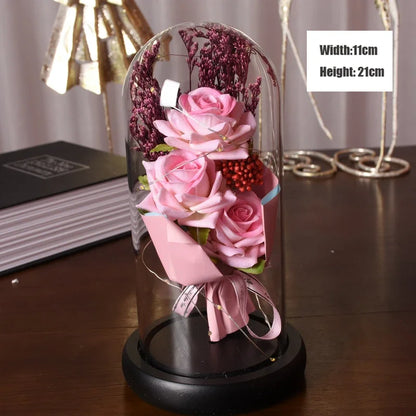 Rose led eternal flower