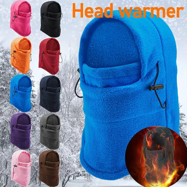 Winter Thermal Fleece Balaclava Scarf