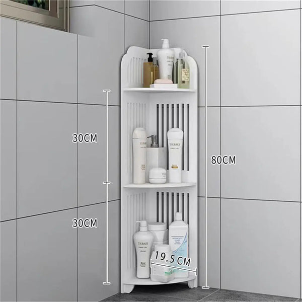 3 Tier Corner Bathroom Organiser Stand