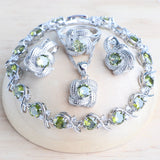 Blue Zirconia Women Jewelry Set