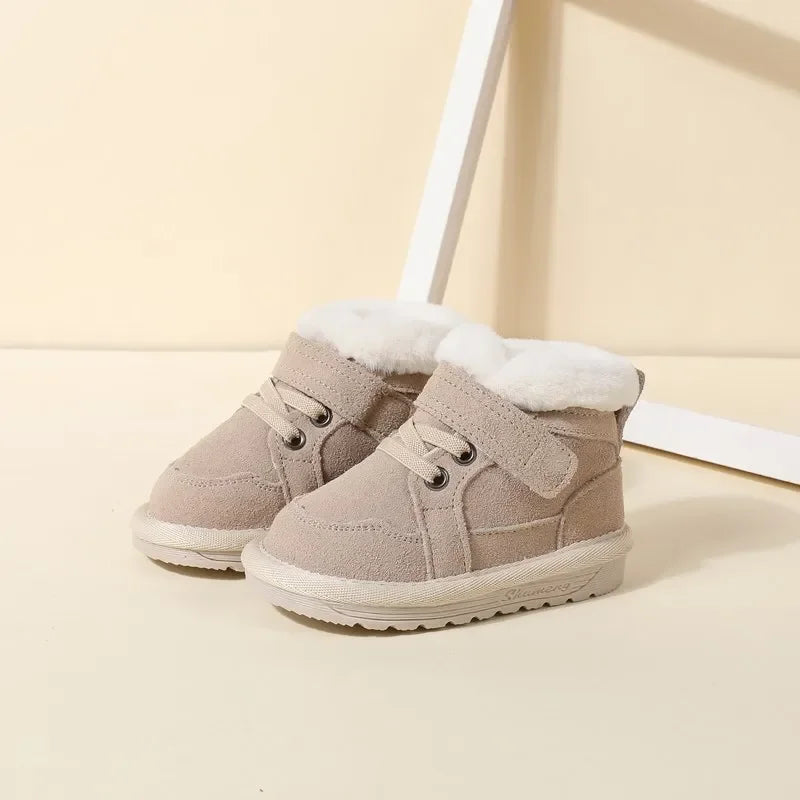 Cute unisex leather baby's shoes