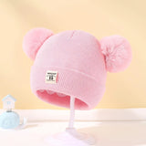 Baby Warm Knitted Hats with Pom