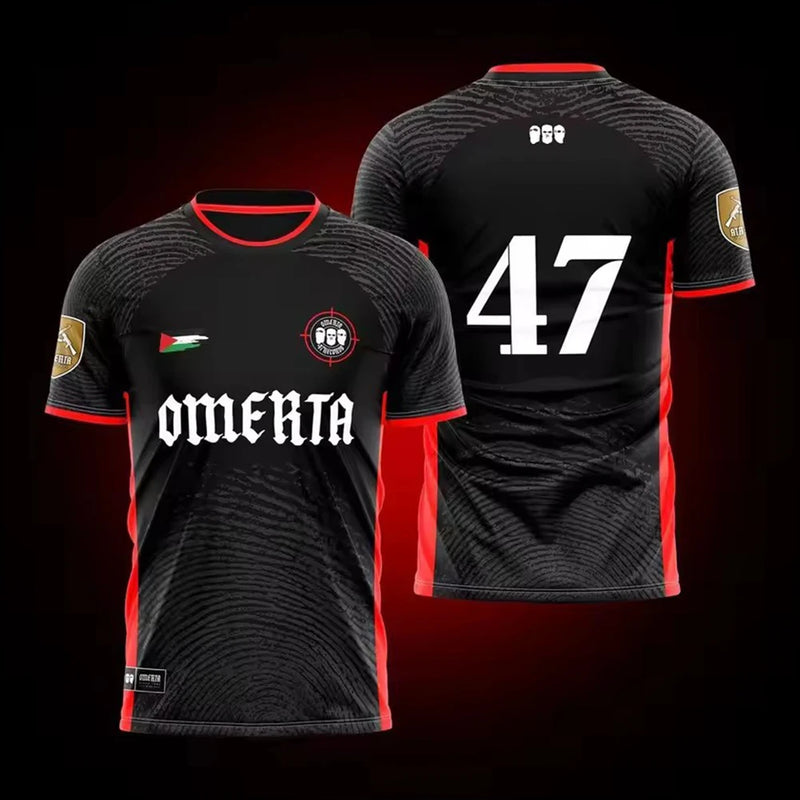 Summer 3D Print Breathable Jersey
