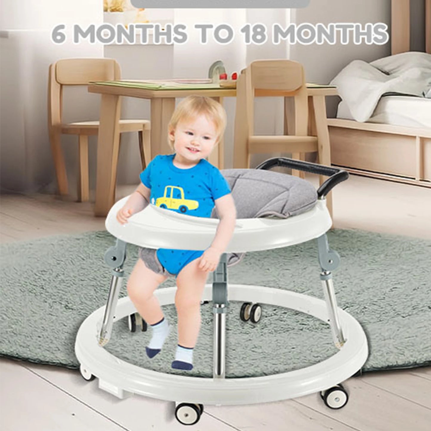 Foldable baby walker