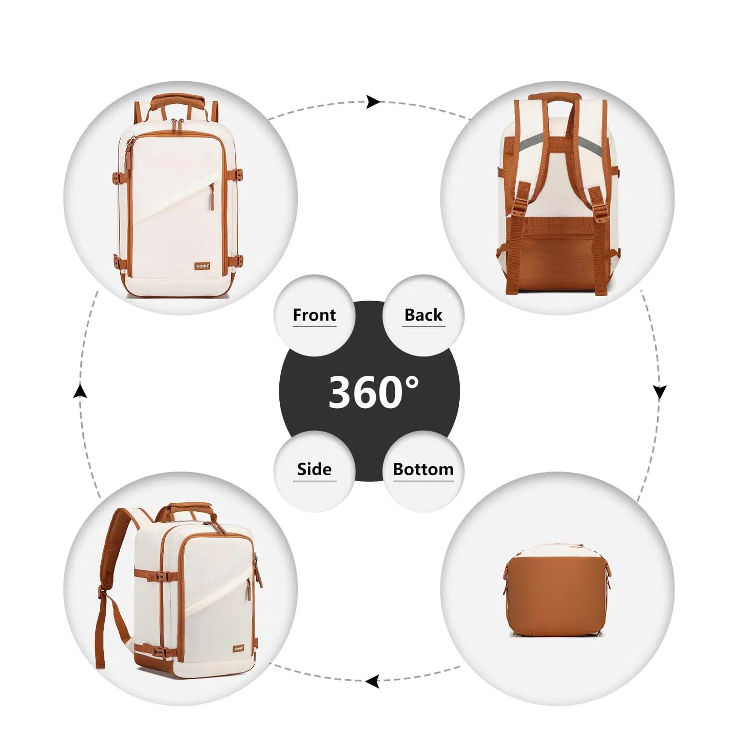 Large capacity cabin travel bag