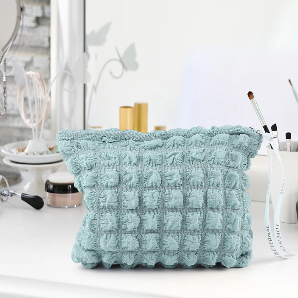 Women's bubble makeup organizer bag