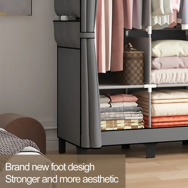 Canvas Folding Wardrobe