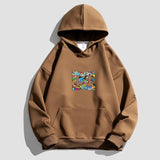 Letter Printing Hooded Sweater