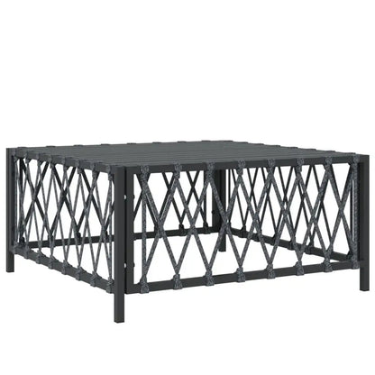 Stylish anthracite garden table