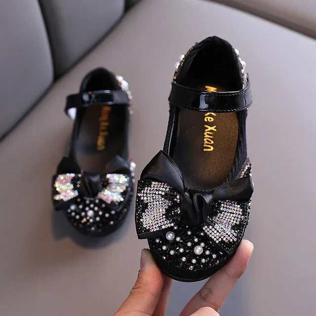 Fashion rhinestone glitter baby shoes