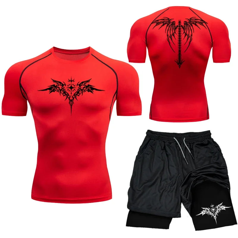 Sportwear compression set for men