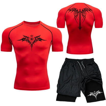 Sportwear compression set for men