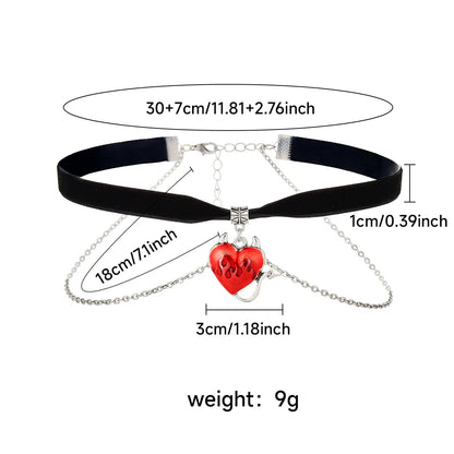 Gothic Style Choker Halloween Necklace