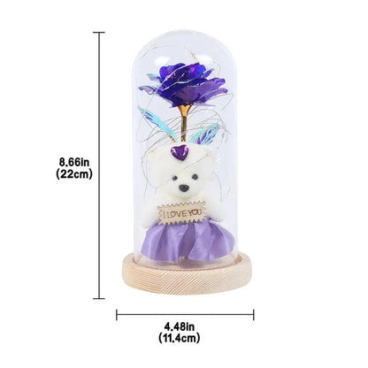 Led rose artificial flowers