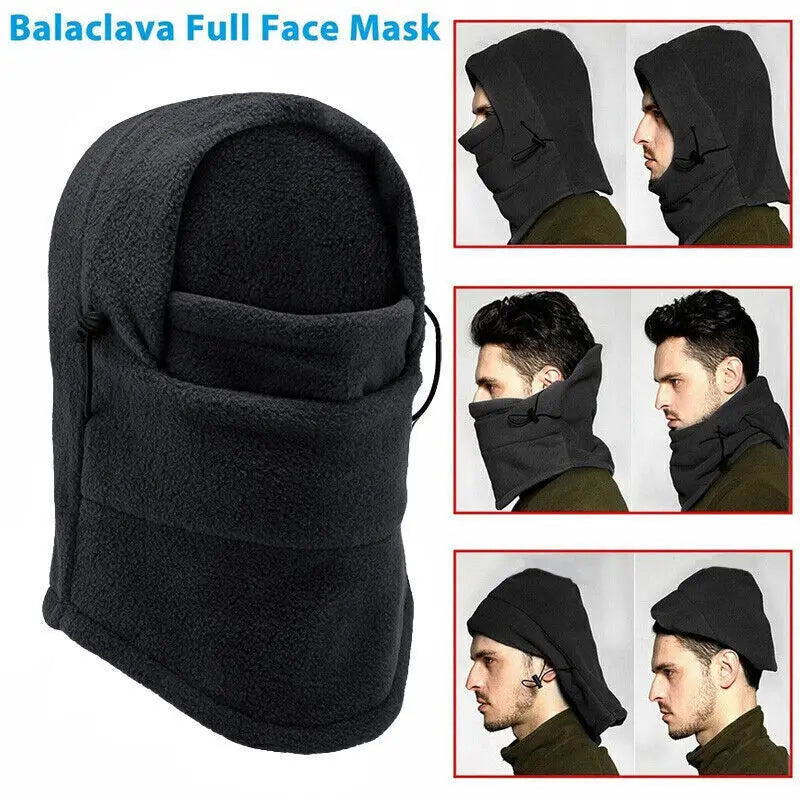 Winter Thermal Fleece Balaclava Scarf