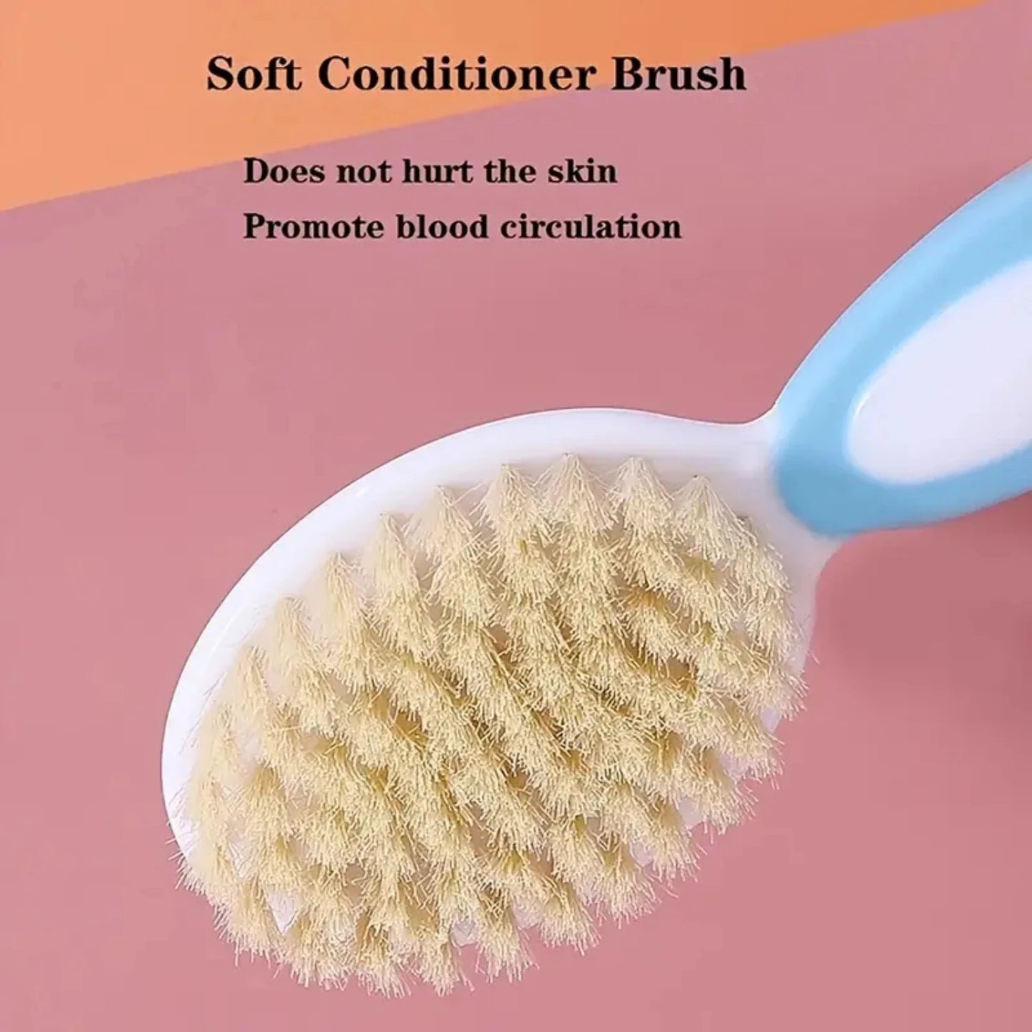 Gentle head massage brush