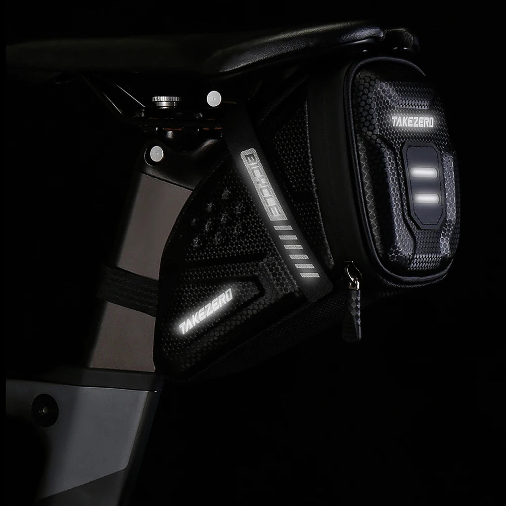 Waterproof bicycle saddle bag
