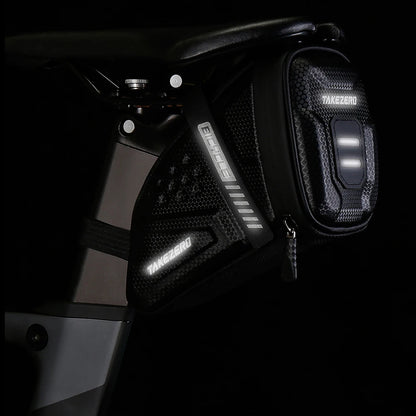 Waterproof bicycle saddle bag