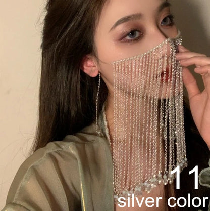 Vintage Lace Veil Mask