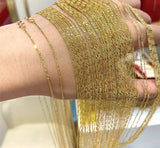 AU750  18K Real Gold Necklace