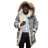 Punk Warm Windproof Leather Coat