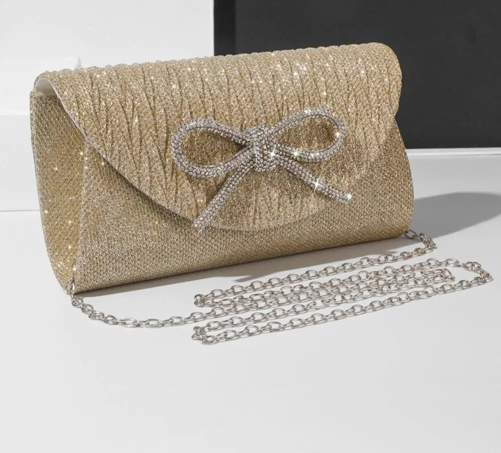 Classic rhinestone evening bag for women
