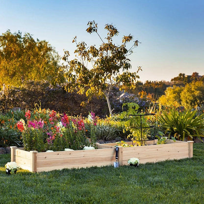 Outdoor planter wooden box