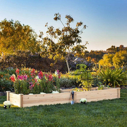 Outdoor planter wooden box