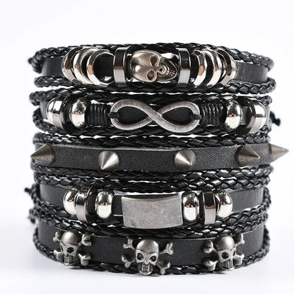 Fashion Multi-layer Beaded Leather Bracelet