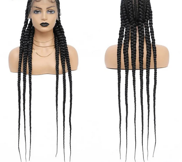 Synthetic Full Lace Braided Wigs