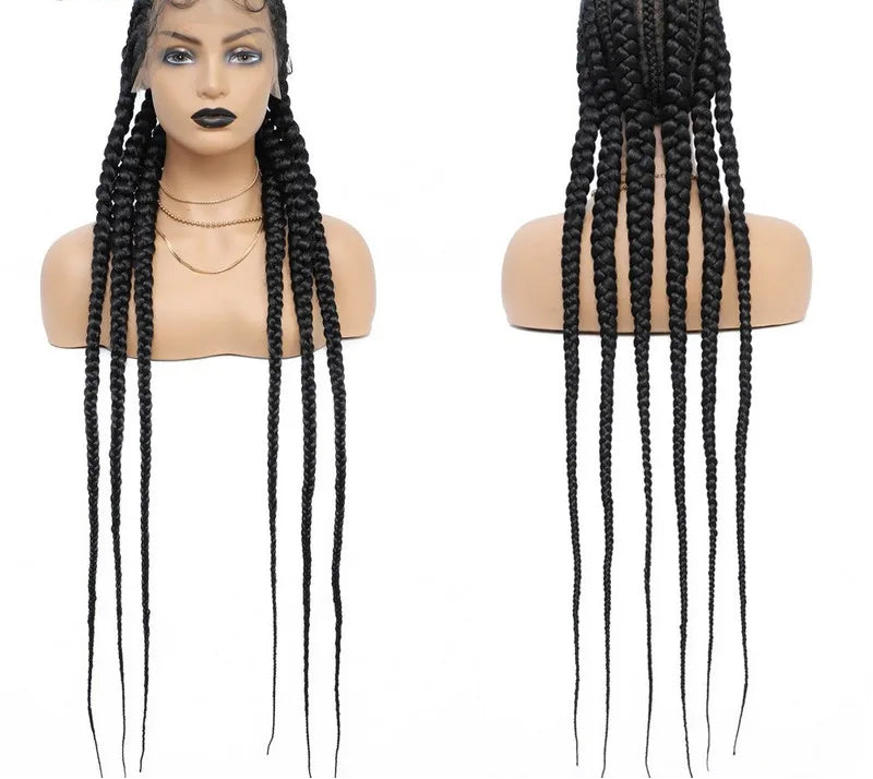 Synthetic Full Lace Braided Wigs