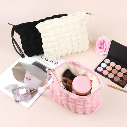 Women's bubble makeup organizer bag