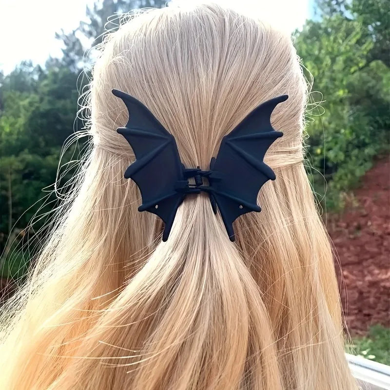 Halloween Party Cool Bat Metal Hairpin