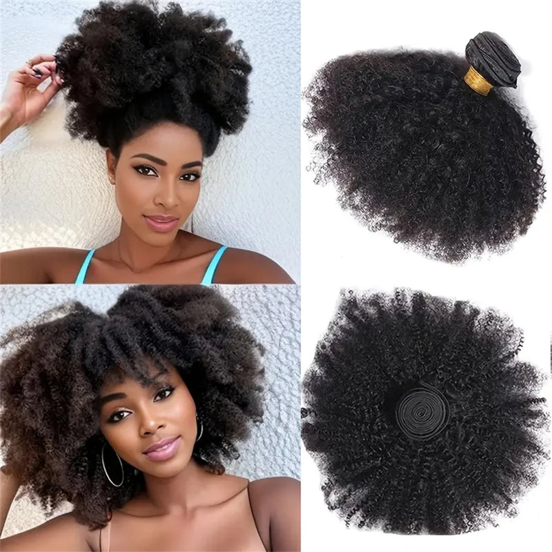 Brazilian Afro Kinky Curly Human Hair Bundles