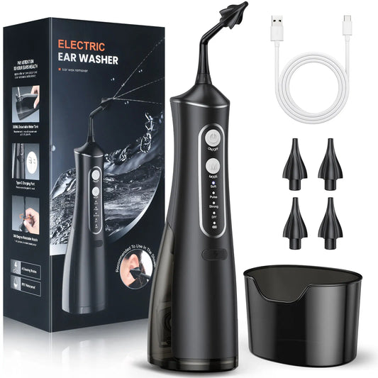 Electric earwax removal kit