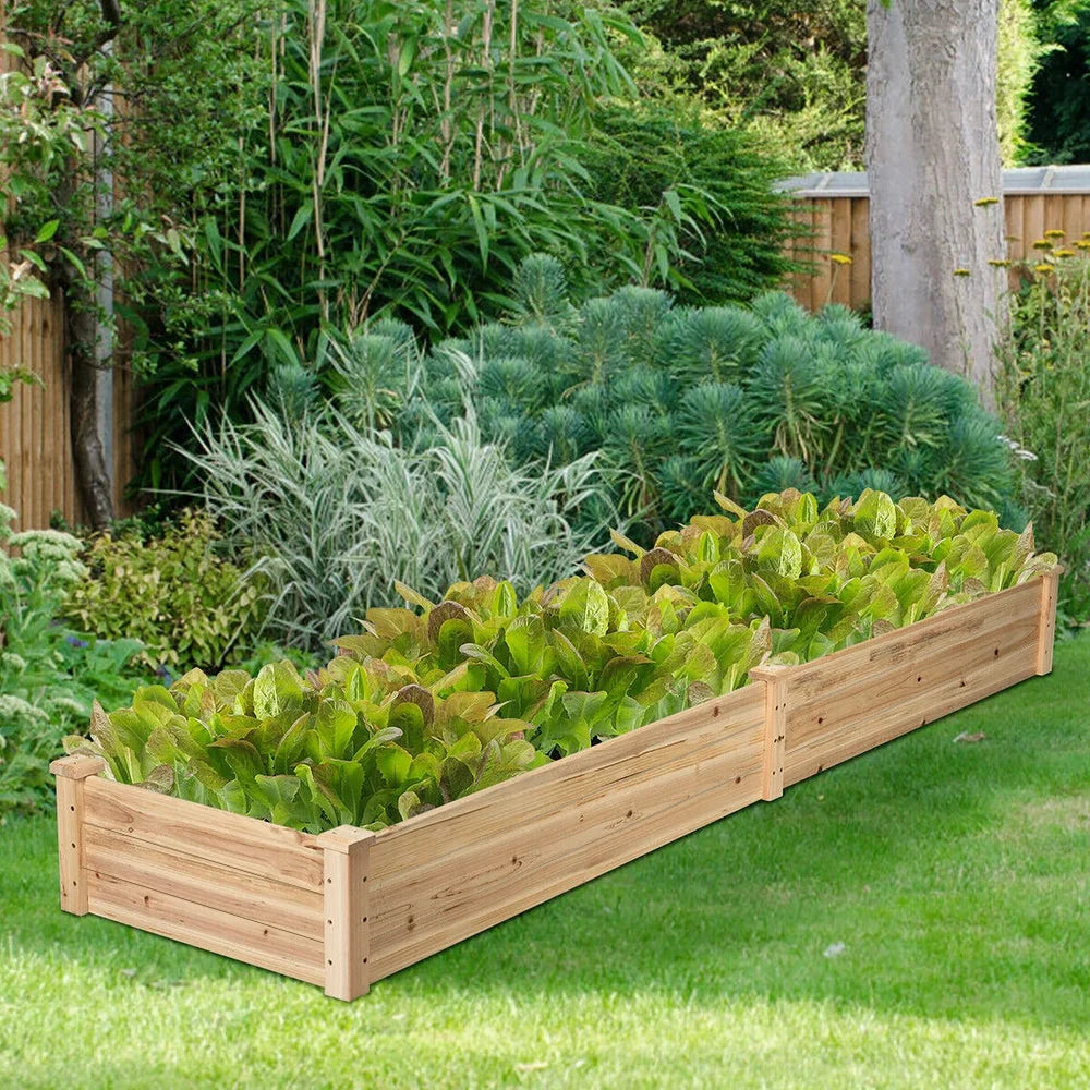 Outdoor planter wooden box