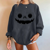 Fashion Retro 3d Printed Halloween Sweatshirt