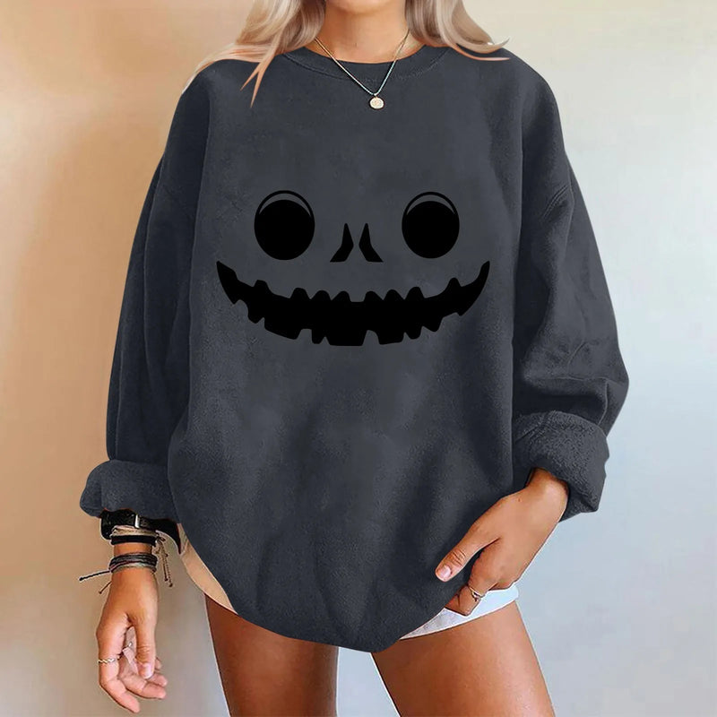 Fashion Retro 3d Printed Halloween Sweatshirt