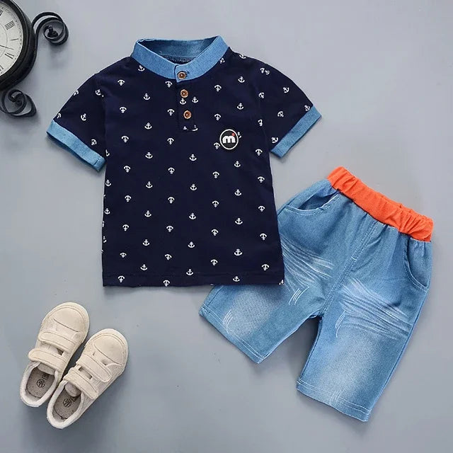 T-shirt + Shorts 2pcs Baby Toddler Outfit