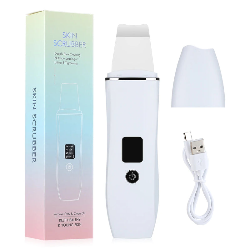 Ultrasonic Skin Scrubber Facial Cleanser