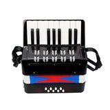 Kid's 17-Key 8 Bass Mini Accordion Educational Musical Instrument