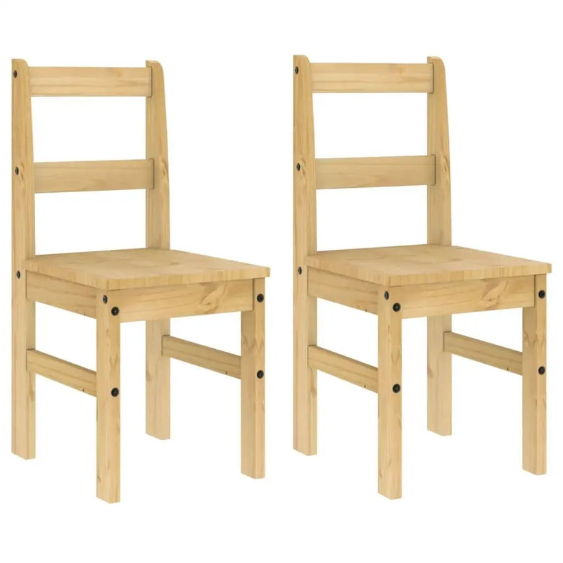 Set of 2 panama dining chairs