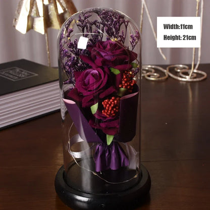 Rose led eternal flower