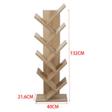 Rustic Standing Tree Bookshelf
